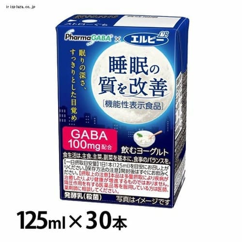 ＜アイリスプラザ＞ エルビー S】【30本】睡眠の質を改善 飲むヨーグルト 125ml