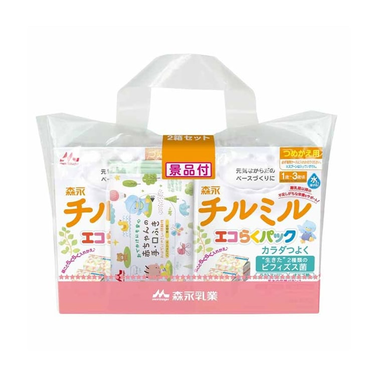 森永 チルミル エコらくパック つめかえ用2箱セット
