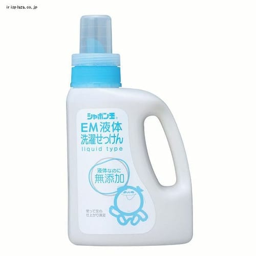 ＜アイリスプラザ＞ シャボン玉石けん EM洗濯石けん 1200ml 1501