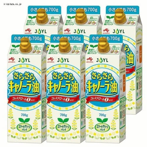 全てのアイテム AJINOMOTO さらさらキャノーラ油700gスマートグリーンパック 調味料・料理の素・油