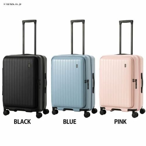 スーツケース Mサイズ 68〜75L 4〜5泊 ダブルキャスター 拡張機能付き TIERRAL TOMARU TTMR*09002 ブラック_0