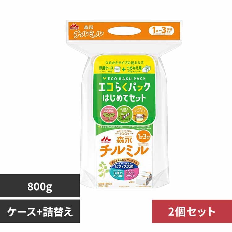 森永 チルミル エコらくパック はじめてセット 7251574 │アイリス