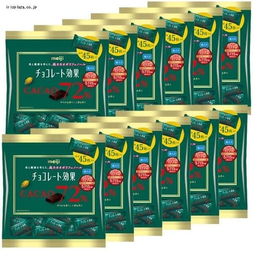 【12個】チョコレート効果カカオ72%大袋