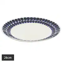 M v[g 26cm ARABIA Tuokio plate cobalt blue