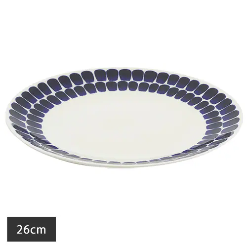 M v[g 26cm ARABIA Tuokio plate cobalt blue_0
