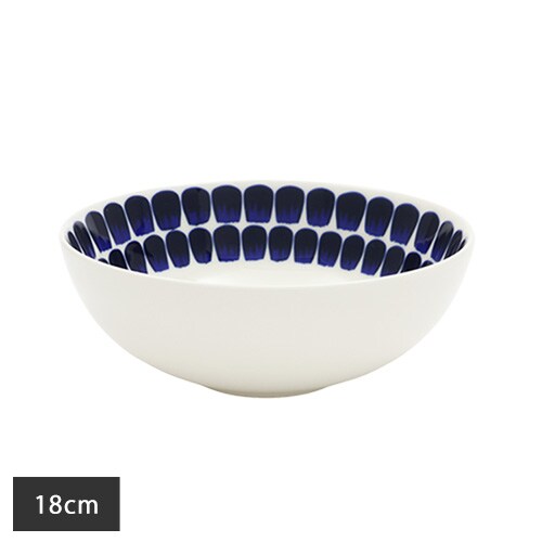 M 18cm ARABIA Tuokio plate deep 18cm cobalt blue_0