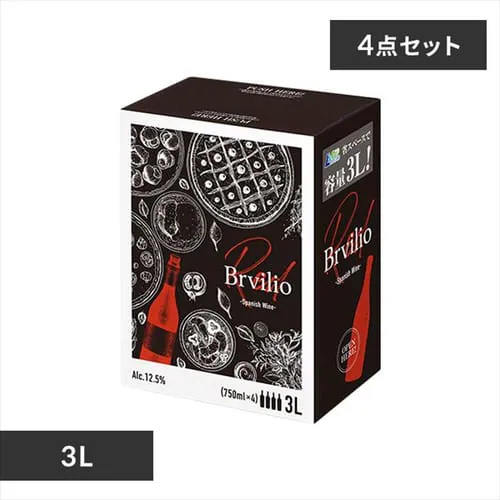 �y4�Z�b�g�z �ԃ��C�� �X�y�C���Y Brvilio 3000ml �e���v�����[�j��_0