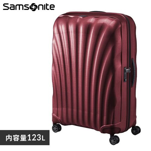 スーツケース サムソナイト 123L 7泊以上 ダブルキャスター C-lite SPINNER 81/30 チリレッド_0