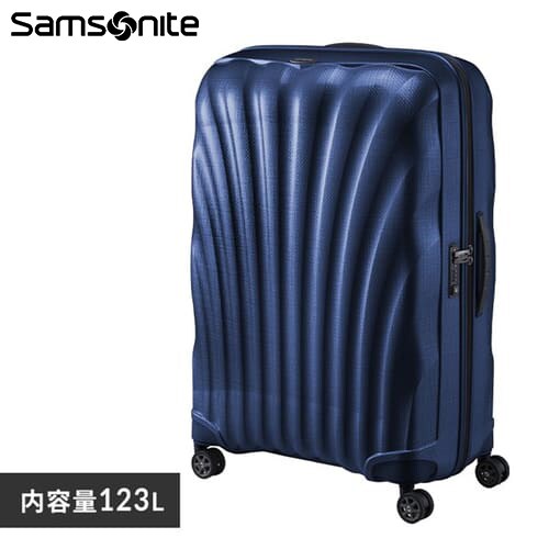 スーツケース サムソナイト 123L 7泊以上 ダブルキャスター C-lite SPINNER 81/30 ディープブルー_0