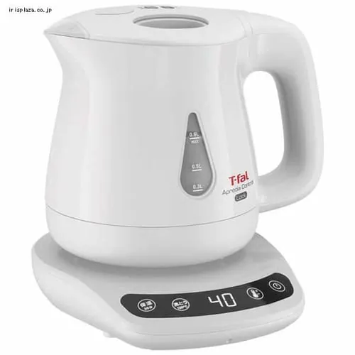 電気ケトル 0.8L T-fal アプレシア ロック コントロール KO8401JP ホワイト_0