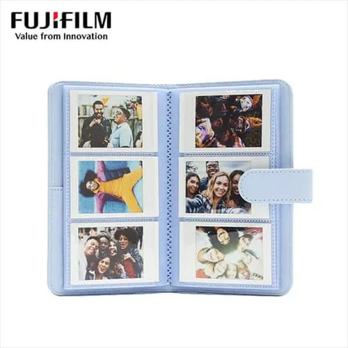 富士フイルム フォトアルバム 16807436 ブルー (instax mini 用) _0