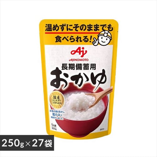 ＜アイリスプラザ＞ AJINOMOTO 【27個】「味の素KK」長期備蓄用おかゆ画像