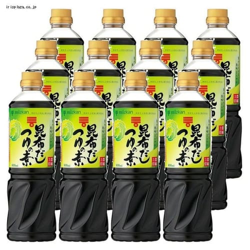 12本】昆布だし つゆの素 3倍 800ml 7257048 │アイリスオーヤマ公式