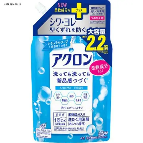 LION アクロン ナチュラルソープの香り つめかえ用大 850ml _0