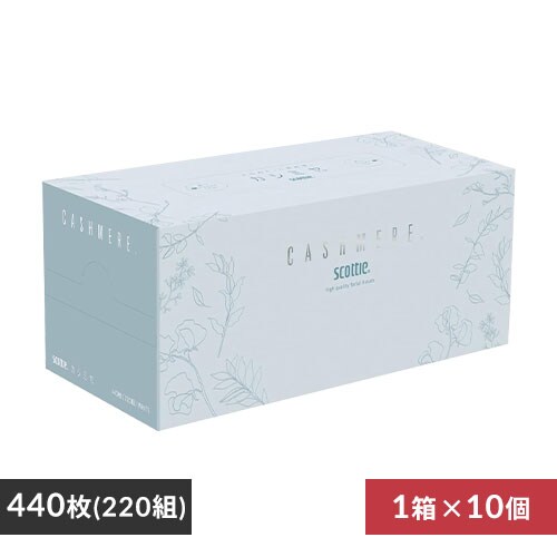 1箱】 スコッティ ティッシュ カシミア エレガント 440枚 (220組)1箱