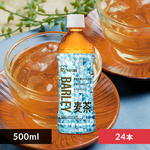 【24本】 麦茶 500ml 【代引き不可】_0