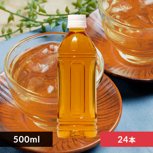 【24本】 麦茶 500ml ラベルレス【代引き不可】_0