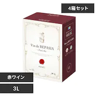 y󂠂zy4zVin de REPASIA Rouge tXԃC 3000ml BIB