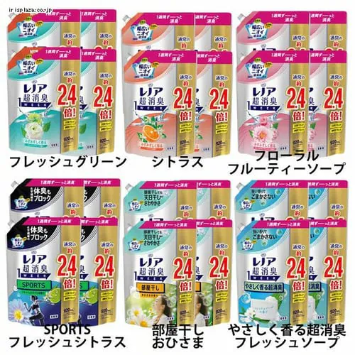 P&G 【4個セット】レノア 超消臭1WEEK 柔軟剤 詰め替え 920ml やさしく香る超消臭_フレッシュソープ_0