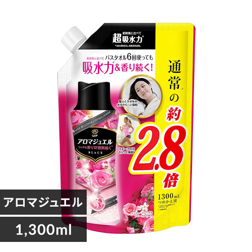 P&G レノア ハピネス アロマジュエル 香り付け専用ビーズ アンティークローズ&フローラル 詰め替え 超特大 1300ml