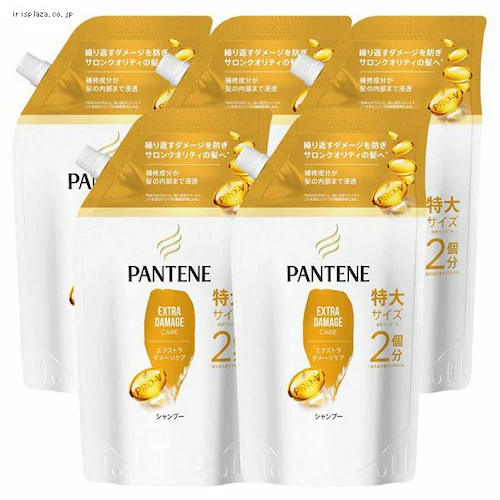 P&G 【5個セット】パンテーン エクストラダメージケア シャンプー詰め替え 特大 600ml 【プラザセレクト】_0