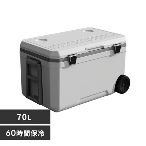 クーラーボックス 70L ハードタイプ IS-HCB70-GN グリーン 7261365