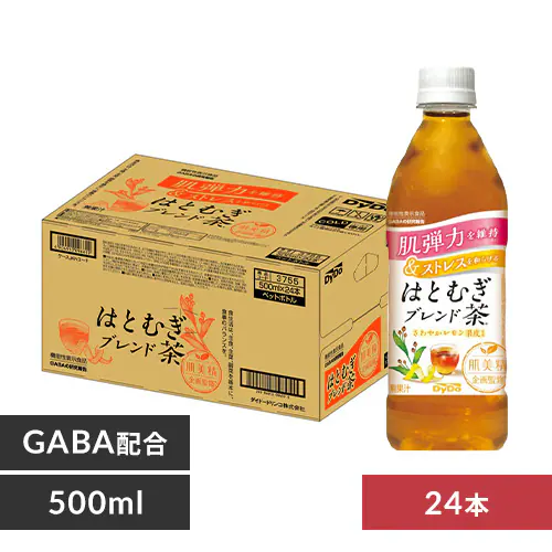 【24本】Dydo はとむぎブレンド茶 500ml【代引き不可】_0