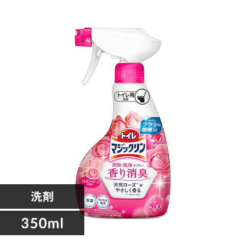 花王 トイレマジックリン 消臭洗浄スプレー 香り消臭 エレガントローズの香り_0