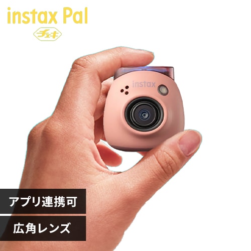 フィルムカメラ マイクリスタル 確認用 チェキ instax Pal マルチフォーマットカメラ ホワイト 【富士フイルム
