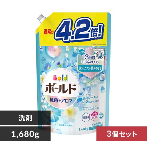 �y3�Z�b�g�z P&G �{�[���h �W�F��  �l�� �E���g���W�����{�T�C�Y �u�₩�t���b�V���t�����[�T�{���̍��� 1680g_0