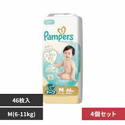 �y4�Z�b�g�z�p���p�[�X �͂��߂Ă̔��ւ̂����΂� / �X�[�p�[�W�����{ M 46���i6-11kg�j 