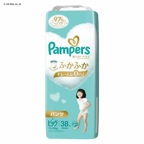 P&G パンパース 肌へのいちばんパンツ / スーパージャンボ ビッグ38枚(12-22kg) _0