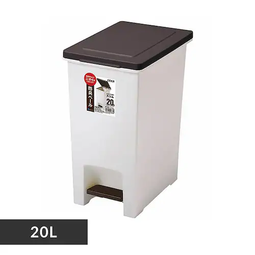 【10%OFF】ゴミ箱 20L R防臭エバン ペダルペール A6413 _0