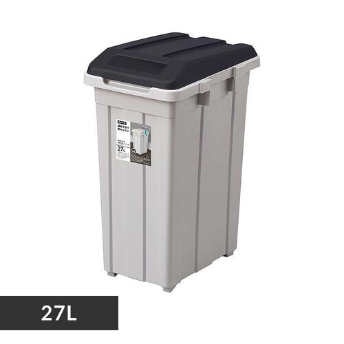【9%OFF】ゴミ箱 27L ジョイント 分別ペール A6645 ブラック_0