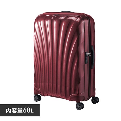 スーツケース サムソナイト 68L 4〜6泊 ダブルキャスター C-lite スピナ 69/25 チリレッド_0