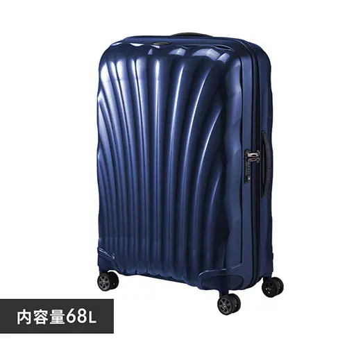 スーツケース サムソナイト 68L 4〜6泊 ダブルキャスター C-lite スピナ 69/25 ディープブルー_0