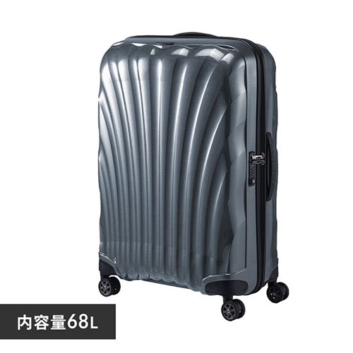 スーツケース サムソナイト 68L 4〜6泊 ダブルキャスター C-lite スピナ 69/25 メタリックグリーン_0