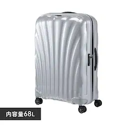 スーツケース 68L サムソナイト ダブルキャスター TSAロック C-lite スピナ 69/25 ホワイト
