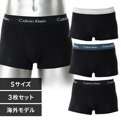 �y3���Z�b�g�z�J���o���N���C�� �����Y �p���cCalvin Klein CK LOW RISE TRUNK 3PK Black0000U2664GQRV-S C�Z�b�g
