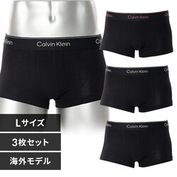 �y3���Z�b�g�z�J���o���N���C�� �����Y �p���cCalvin Klein CK LOW RISE TRUNK 3PK Black000NB4076AQ6A-L J�Z�b�g