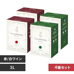 y󂠂z4{ Vin de REPASIA Rouge tXԃC~2C~2Zbg3L BIB 