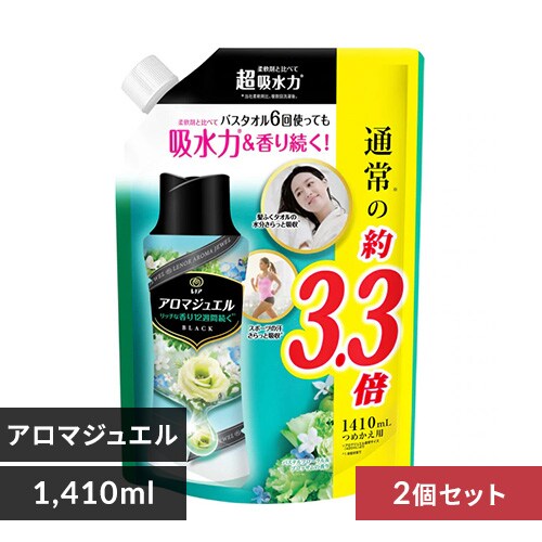 【2個セット】 P&G レノアアロマジュエル 詰替 超特大サイズ パステルフローラル&ブロッサム 1410ml_0