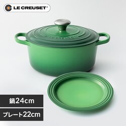 �� IH/�K�X�� 24cm 4.2L + ���M 22cm ���E�N���[�[ �O���[��