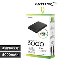 Type-Co͑Ή 5000mAh ^oCobe[ HD2-MBTC5000BK ubNyvUZNgz