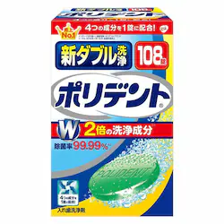 ポリデント 108錠 酵素入り