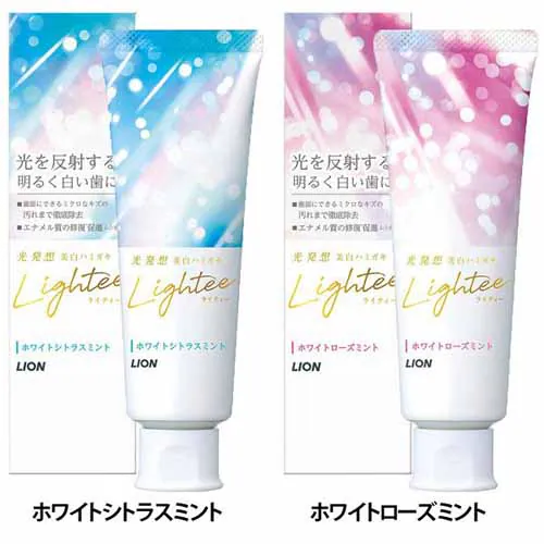 LION Lightee (ライティー) ハミガキ 100g ホワイトシトラスミント_0