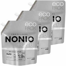 LION �y3�Z�b�g�z NONIO (�m�j�I) �v���X �}�E�X�E�H�b�V�� �z���C�g�j���O �f���^�������X �l�ߑւ� ��e�� 950ml �y�v���U�Z���N�g�z