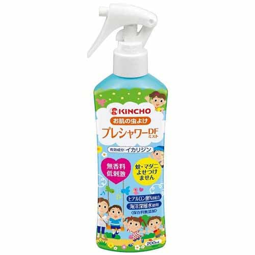 キンチョー KINCHO プレシャワー お肌の虫除けスプレー DF(ディートフリー) 無香料 200ml イカリジン 【プラザセレクト】