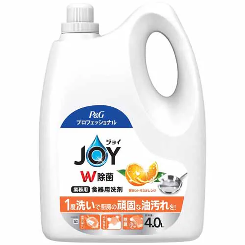 P&G プロフェッショナル 除菌ジョイコンパクト 業務用 4L 贅沢シトラスオレンジの香り【プラザセレクト】_0