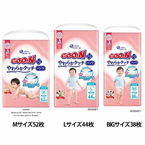 グーンプラス やわらかタッチ パンツ 232202 Mサイズ52枚 7270021